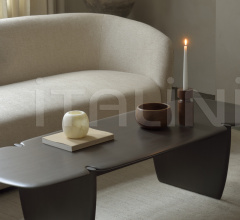 Журнальный столик Mahogany PI dark brown coffee table фабрика Ethnicraft