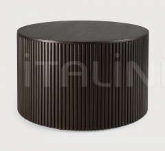 Кофейный столик Mahogany Roller Max dark brown round coffee table Кофейный столик Mahogany Roller Max dark brown round coffee table фабрика Ethnicraft