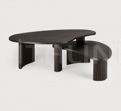 Кофейный столик Mahogany Boomerang dark brown coffee table Кофейный столик Mahogany Boomerang dark brown coffee table фабрика Ethnicraft