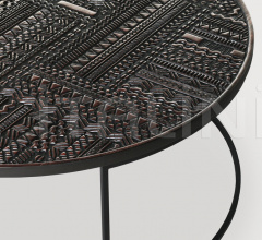 Итальянские Столики - Кофейный столик Teak Tabwa round nesting coffee table set фабрика Ethnicraft