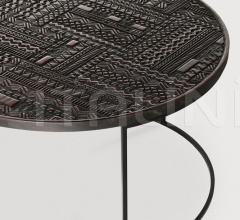 Итальянские Столики - Кофейный столик Teak Tabwa round nesting coffee table set фабрика Ethnicraft