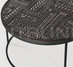 Итальянские Столики - Кофейный столик Teak Tabwa round nesting coffee table set фабрика Ethnicraft