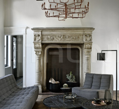 Итальянские Столики - Кофейный столик Teak Tabwa round nesting coffee table set фабрика Ethnicraft