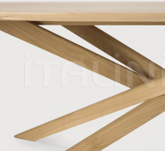 Итальянские Столики - Кофейный столик Oak Mikado round coffee table фабрика Ethnicraft