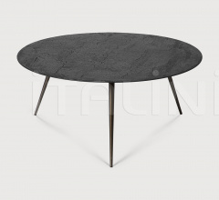 Итальянские Столики - Кофейный столик Luna coffee table - lava - black фабрика Ethnicraft