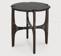 Итальянские Столики - Столик Mahogany PI dark brown side table фабрика Ethnicraft