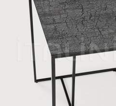 Итальянские Столики - Столик Triptic side table - lava black фабрика Ethnicraft