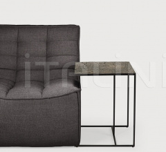 Итальянские Столики - Столик Triptic side table - lava whisky фабрика Ethnicraft