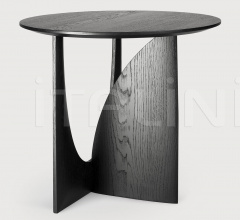 Итальянские Столики - Столик Oak Geometric black side table фабрика Ethnicraft