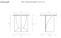 Столик Oak Geometric side table Ethnicraft