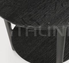 Итальянские Столики - Столик Oak Bok black side table фабрика Ethnicraft