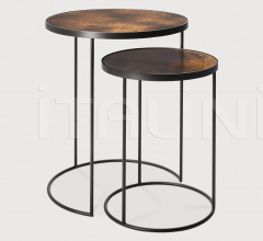 Итальянские Столики - Столик Bronze Copper Nesting side table set фабрика Ethnicraft