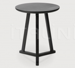 Итальянские Столики - Столик Oak Tripod black side table фабрика Ethnicraft