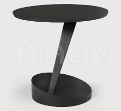 Итальянские Столики - Столик Teak Oblic black side table фабрика Ethnicraft