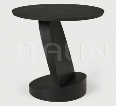Итальянские Столики - Столик Teak Oblic black side table фабрика Ethnicraft