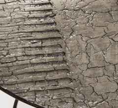 Итальянские Столики - Столик Celeste side table - lava linear - taupe фабрика Ethnicraft