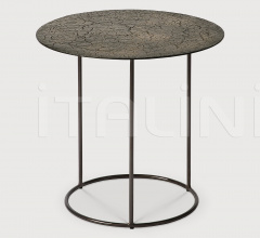 Итальянские Столики - Столик Celeste side table - lava - whisky фабрика Ethnicraft