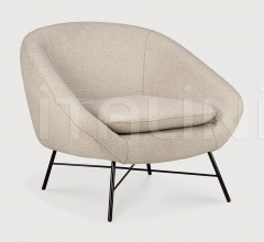 Кресло Barrow lounge chair - off white Кресло Barrow lounge chair - off white фабрика Ethnicraft