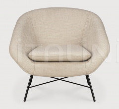 Кресло Barrow lounge chair - off white Кресло Barrow lounge chair - off white фабрика Ethnicraft