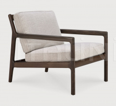 Кресло Rosewood Jack lounge chair - ivory Кресло Rosewood Jack lounge chair - ivory фабрика Ethnicraft
