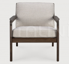 Кресло Rosewood Jack lounge chair - ivory Кресло Rosewood Jack lounge chair - ivory фабрика Ethnicraft