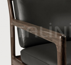Кресло Rosewood Jack lounge chair - black leather Кресло Rosewood Jack lounge chair - black leather фабрика Ethnicraft