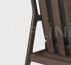 Кресло Rosewood Jack lounge chair - black leather Кресло Rosewood Jack lounge chair - black leather фабрика Ethnicraft