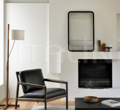 Кресло Rosewood Jack lounge chair - black leather Кресло Rosewood Jack lounge chair - black leather фабрика Ethnicraft