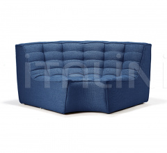 Диван N701 sofa - round corner - blue Диван N701 sofa - round corner - blue фабрика Ethnicraft