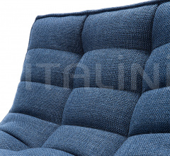 Диван N701 sofa - round corner - blue Диван N701 sofa - round corner - blue фабрика Ethnicraft