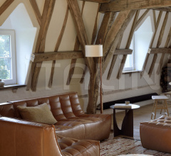 Итальянские Пуфы - Пуф N701 sofa - footstool - old saddle фабрика Ethnicraft