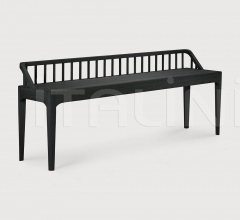 Скамья Oak Spindle black bench Скамья Oak Spindle black bench фабрика Ethnicraft
