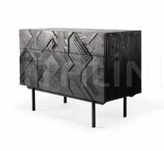 Комод Teak Graphic black chest of drawers Комод Teak Graphic black chest of drawers фабрика Ethnicraft