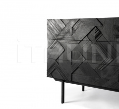 Комод Teak Graphic black chest of drawers Комод Teak Graphic black chest of drawers фабрика Ethnicraft