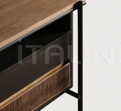 Итальянские Письменные столы - Письменный стол Teak Oscar desk with drawers Итальянские Письменные столы - Письменный стол Teak Oscar desk with drawers фабрика Ethnicraft