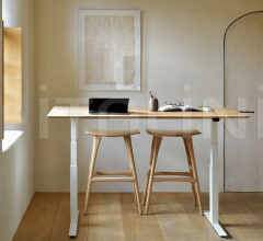 Итальянские Письменные столы - Письменный стол White metal frame - for Bok adjustable desk Итальянские Письменные столы - Письменный стол White metal frame - for Bok adjustable desk фабрика Ethnicraft