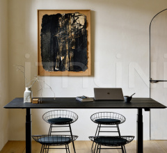 Итальянские Письменные столы - Письменный стол Black metal frame - for Bok adjustable desk Итальянские Письменные столы - Письменный стол Black metal frame - for Bok adjustable desk фабрика Ethnicraft