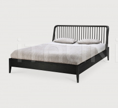 Итальянские Кровати - Кровать Oak Spindle black bed фабрика Ethnicraft