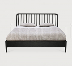Итальянские Кровати - Кровать Oak Spindle black bed фабрика Ethnicraft