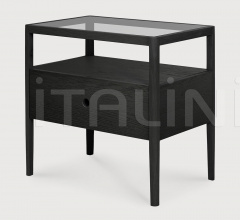 Тумбочка Oak Spindle black bedside table Тумбочка Oak Spindle black bedside table фабрика Ethnicraft