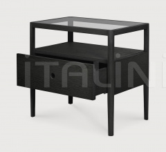 Тумбочка Oak Spindle black bedside table Тумбочка Oak Spindle black bedside table фабрика Ethnicraft