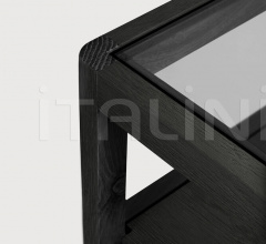 Тумбочка Oak Spindle black bedside table Тумбочка Oak Spindle black bedside table фабрика Ethnicraft