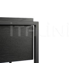 Тумбочка Oak Monolit black bedside table Тумбочка Oak Monolit black bedside table фабрика Ethnicraft
