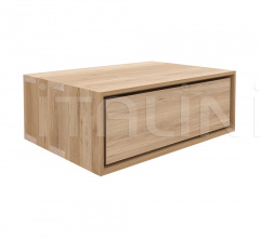 Тумбочка Oak Nordic II bedside table - hanging Тумбочка Oak Nordic II bedside table - hanging фабрика Ethnicraft