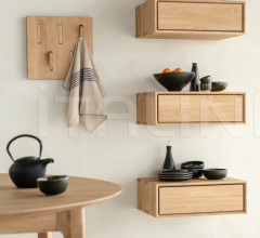 Тумбочка Oak Nordic II bedside table - hanging Тумбочка Oak Nordic II bedside table - hanging фабрика Ethnicraft