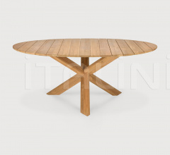 Стол обеденный Teak Circle outdoor dining table Стол обеденный Teak Circle outdoor dining table фабрика Ethnicraft