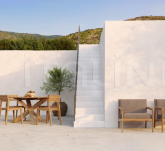 Стол обеденный Teak Circle outdoor dining table Стол обеденный Teak Circle outdoor dining table фабрика Ethnicraft