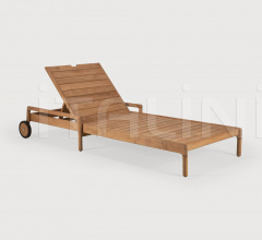 Шезлонг Teak Jack outdoor adjustable lounger - wooden frame Шезлонг Teak Jack outdoor adjustable lounger - wooden frame фабрика Ethnicraft
