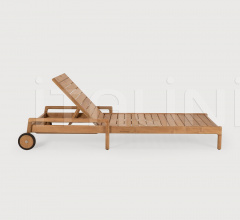 Шезлонг Teak Jack outdoor adjustable lounger - wooden frame Шезлонг Teak Jack outdoor adjustable lounger - wooden frame фабрика Ethnicraft