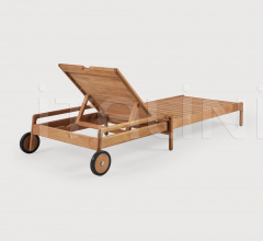 Шезлонг Teak Jack outdoor adjustable lounger - wooden frame Шезлонг Teak Jack outdoor adjustable lounger - wooden frame фабрика Ethnicraft